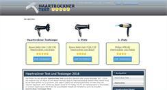 Desktop Screenshot of haartrockner-test.net